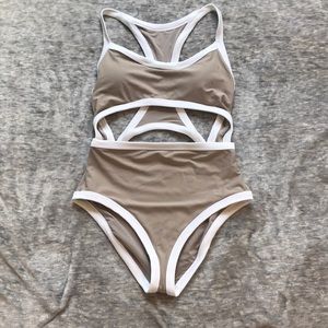 Never worn! Aerie cutout one piece